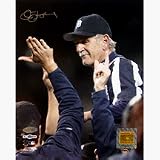 Jim Leyland Autographed 2006 ALDS Celebration Carry Off Vertical 8 x 10 Photograph (Unframed)