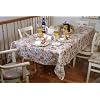 European Garden Tablecloth Beige 60" X 84"