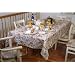 European Garden Tablecloth Beige 60" X 102"