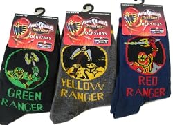 Power Rangers Mystic Force Socks (3 pair set)