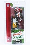 BRETT FAVRE / GREEN BAY PACKERS & TONY GONZALEZ / KANSAS CITY CHIEFS * 3 INCH * McFarlane's NFL Sports Picks Series 2 Mini Figure 2-Pack