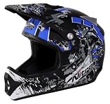 Nitro Extreme Kid's Medium Black/Blue Off-Road Helmet
