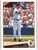 2009 Topps Baseball Card # 457 John Maine - New York Mets - Shipped In Protective Screwdown Display Case!