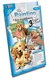 Royal & Langnickel Painting by Numbers Junior Small 3-Piece Art Activity Kit, Dogs Set