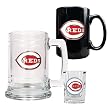 Cincinnati Reds MLB 15oz Tankard, 15oz Ceramic Mug & 2oz Shot Glass Set - Primary Logo by Great American Products