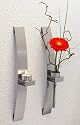 CHG 3342-00 Wandleuchter/Blumenhalter 2-er Set 39,5 x 5 x 8 cm