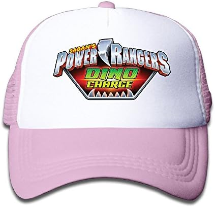 Kids Power Rangers Dino Charge Adjustable Snapback Mesh Hat Pink One Size