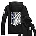 Angelaicos Unisex Cotton Blend Luminated Printing Long Sleeve Costume Coats