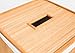 BIRDROCK HOME Bamboo Laundry Hamper - Natural - Square - Machine Washable Cotton Canvas Liner
