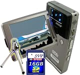 SVP HDDV-2880Bk 16MP Max TOUCH BUTTON 2.5-inch 270 DEGREE LCD Digital Video Camcorder + FREE 16GB High Speed SD Memory Card & Tripod