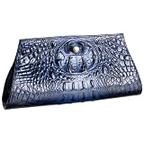 JALDA Croc Katherine Clutch
