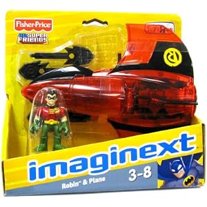 Imaginext Exclusive DC Super Friends Robin with Plane by