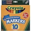 Crayola Classic Colors Broad Line Markers - 10 pk