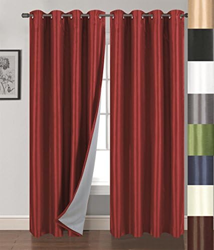 Siena Home Fashions Buona Notte Blackout Curtain (Burgundy)