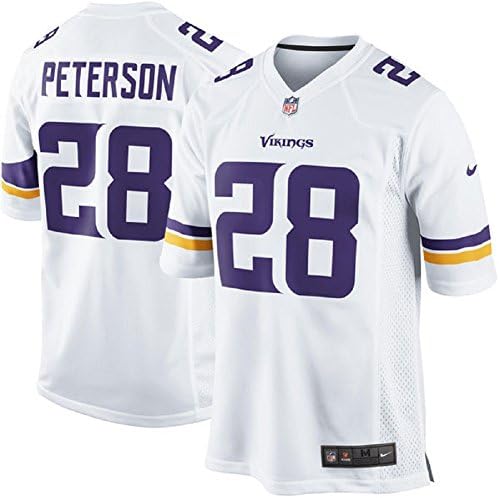 Men's Adrian Peterson #28 White Jerseys