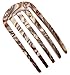 France Luxe Five Tooth Chignon Comb - Classic