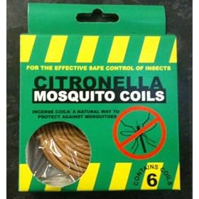 Citronella mosquito coil.