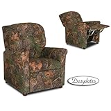 Camouflage 4 Button Child Recliner Chair