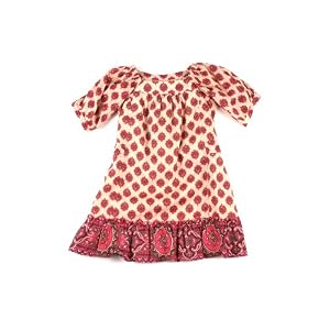 Pink Boho Printed Dress (3)