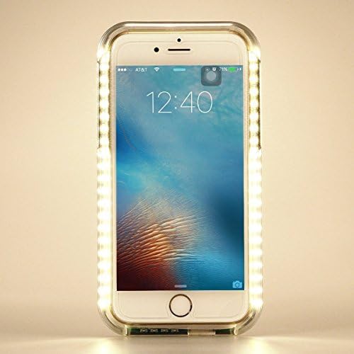Selfie Lighted Smart Case, iPhone Protection with Built-in Power Bank &amp; LED Lights - Perfect For Facetime &amp; Selfies - Premium Sleek Design - Brightness Adjustable For iPhone 6 / 6s