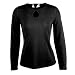 Misses Designers Originals Long Sleeve Keyhole Sweater