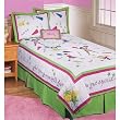 Cheerleader Cheerleading 4 Piece Twin Quilt Set