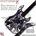 Abstract 02 Purple Skin by WraptorSkinz TM fits PS2 Guitar Hero II ( 2 ) Kramer Guitar Controllers (GUITAR NOT INCLUDED)