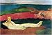 Artist Paul Gauguin Poster Print of Painting The Loss of Virginity
