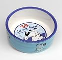 Glazed Ceramic Dog Bowl - Medium (7")
