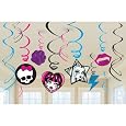 Amscan Monster High Value Pack Hanging Swirl Decorations