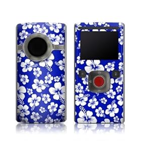 Aloha Blue Design Protective Skin Decal Sticker for Flip ULTRA 2nd Gen / ULTRA 3rd Gen / ULTRA HD Digital Camcorder