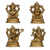 Mini Music Ganesh Statues - Set of 4 - FREE Shipping