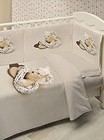 Ipersan Juego De Cama Con Chichonera Mon Coeur (Beige/Blanco)