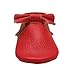 Sayoyo Baby Red Bow Tassels Soft Sole Leather Infant Toddler Prewalker Shoes (12-18 Months/6-6.5 M US Toddler, Red)