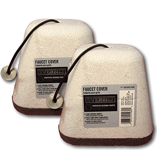 Insulating Outdoor Faucet Cover for Freeze Protection (2