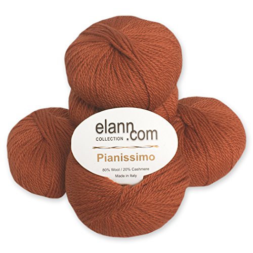 elann Pianissimo Yarn | 5 Ball Bag | Bombay Brown-03