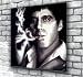 Scarface Al Pacino Pop Art Canvas Print - Framed Ready to Hang