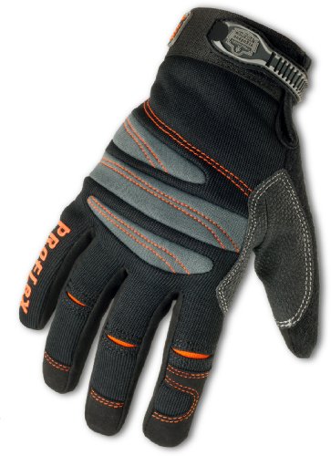 ProFlex 710 Full-Fingered Trades Glove, Black, Large On Sale