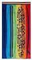 Big Surfboat Blue Red Multi - Luxury Velour Jacquard Beach Towel size 32x63 - 400 grams 100% Pure Ringspun Cotton - Brilliant intense vibrant colors - Highly absorbent easy care machine wash - Use for picnic poolside or as a colorful bath towel - Save 50%