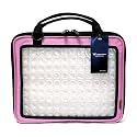 LG Xnote Mini X110 Netbook Carrying CaseCrown Premium Air Cell Padded Briefcase w/Air Cell Battery Protection (Pink)