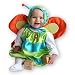 Mullins Square Butterfly Baby Costume, Lime/Blue - 6-18 Months