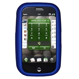 Amzer Rubberized Snap On Crystal Hard Case for Palm Pre (Blue)
