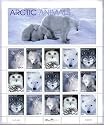 1999 ARCTIC ANIMALS #3292a Pane of 15 x 33 cents US Postage Stamps