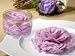 Lavender Soap Rose Accented w Shredded Lavender Soap Confetti (Set of 12)