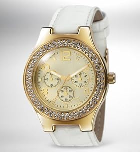 Faux Crocodile Skin Analogue Watch