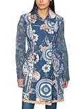 Desigual - Manteau - Femme - Bleu-Tr-Bb-13 - Taille - FR : 36 (Taille fabricant : 8)