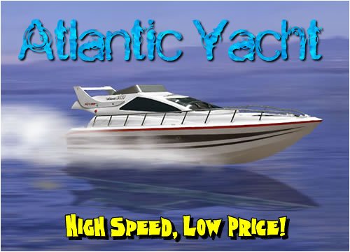 Atlantic yacht high speed rc boat