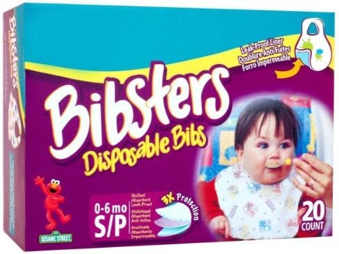 Bibster Small Disposable Bibs - 20 Count by Hamco
