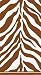 Design Design Serengeti Brown & White Guest Towel/buffet Napkin, 15-Count Packages (Pack of 3)