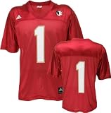 Florida State Seminoles -No. 1- Red Replica Football Jersey